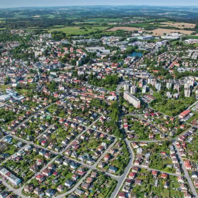 Město Humpolec – Letecké fotografie