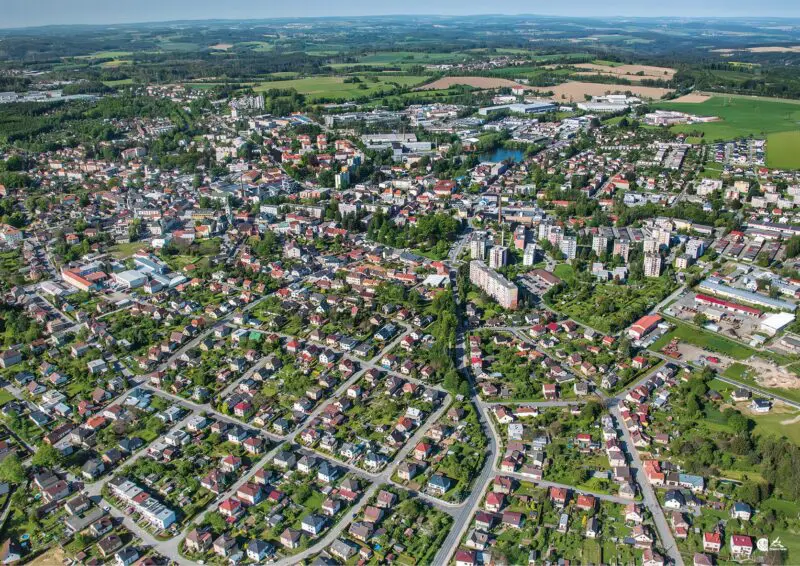 Město Humpolec – Letecké fotografie