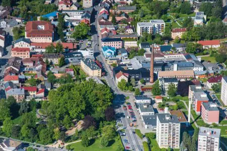 Město Humpolec – Letecké fotografie