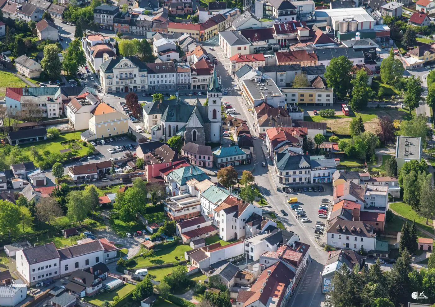 Město Humpolec – Letecké fotografie