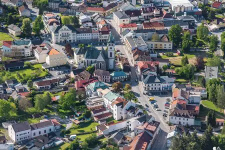 Město Humpolec – Letecké fotografie