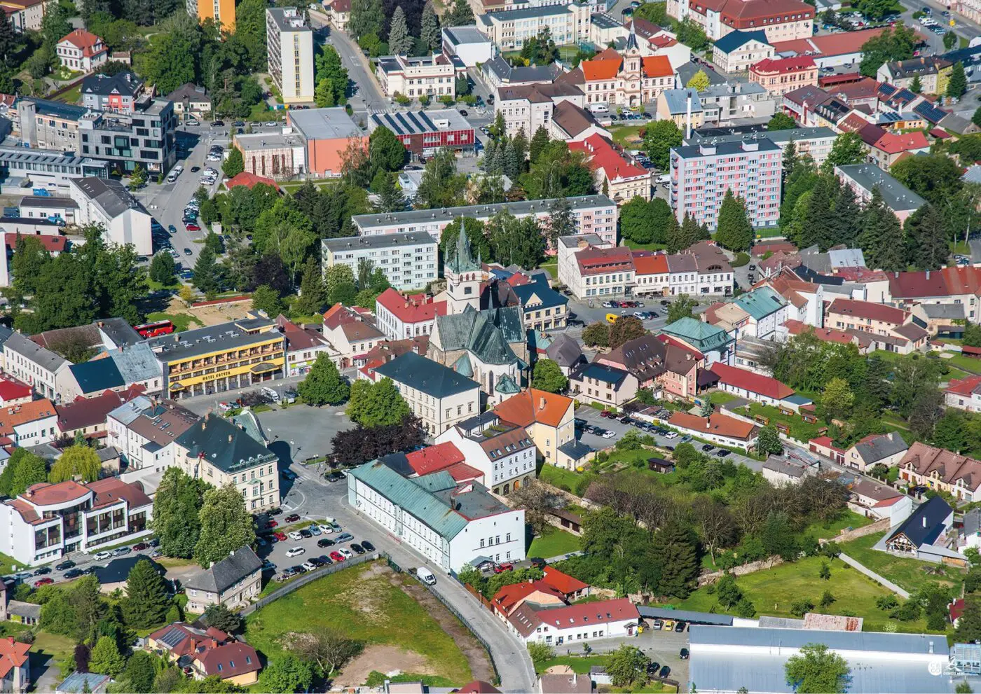Město Humpolec – Letecké fotografie