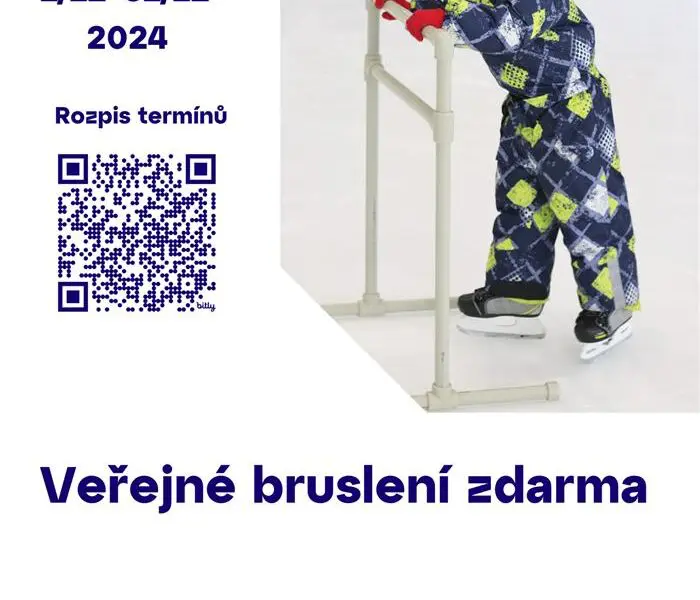 Lednové termíny veřejného bruslení zdarma