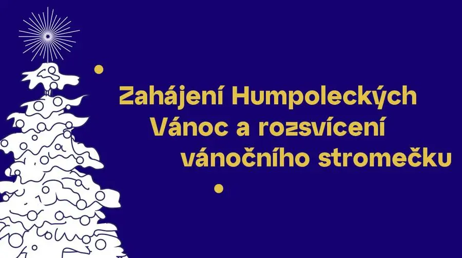 Rozsvícení vánočního stromečku – Humpolecké Vánoce začínají