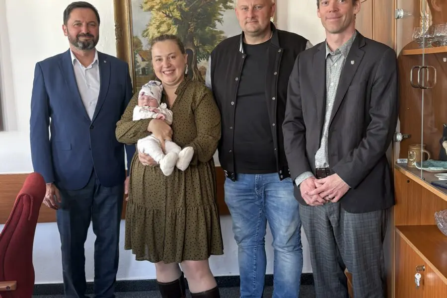 Přivítání letošního prvního občánka Humpolce