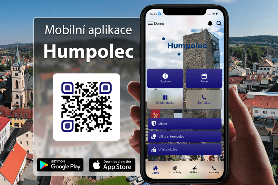Humpolec má novou mobilní aplikaci